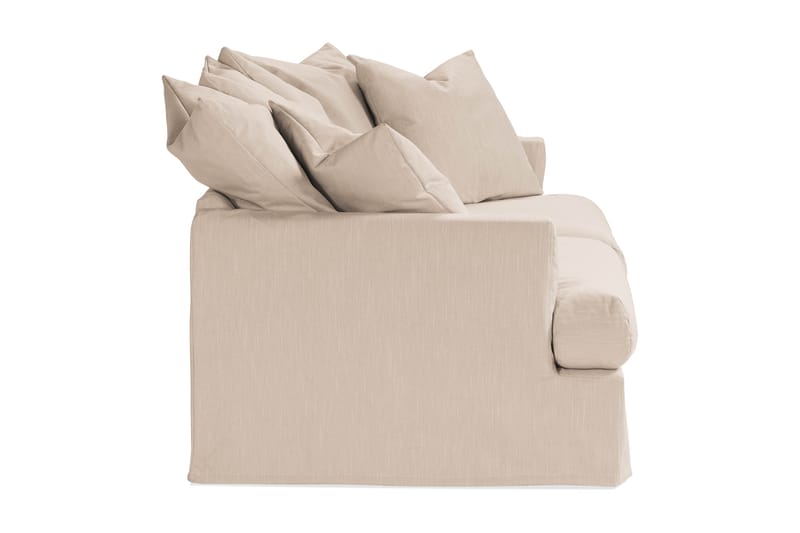 Menard 3-personers Stofsofa - Beige - Møbler - Sofaer - 3 personers sofa
