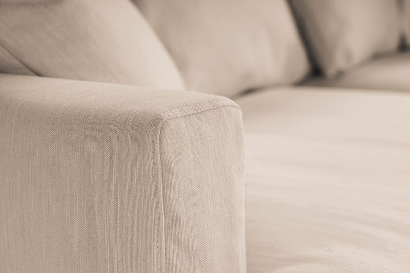 Menard 3-personers Stofsofa - Beige - Møbler - Sofaer - 3 personers sofa
