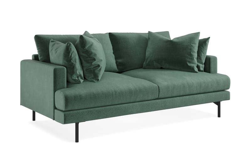 Menard 3-Pers. Sofa - Velour sofaer - 3 personers sofa