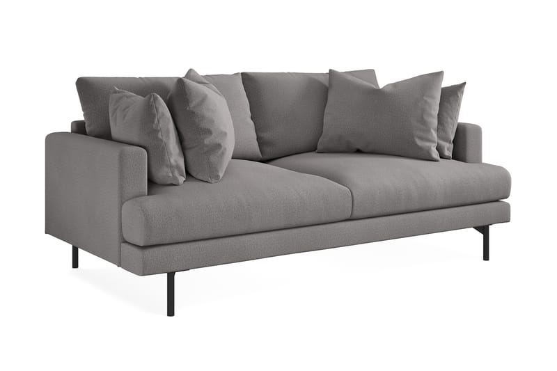 Menard 3-personers Stofsofa - Mørkegrå - Møbler - Sofaer - 3 personers sofa