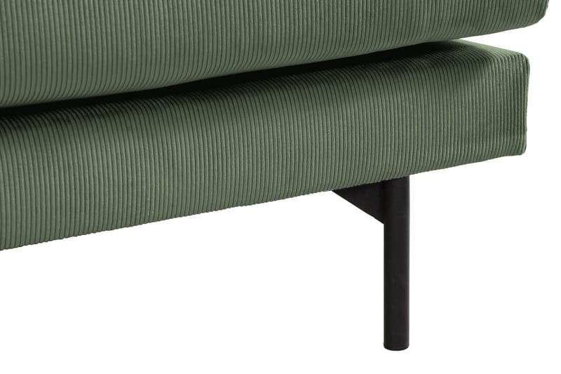 Menard 3-personers Dyb Manchestersofa - Grøn - Møbler - Sofaer - 3 personers sofa