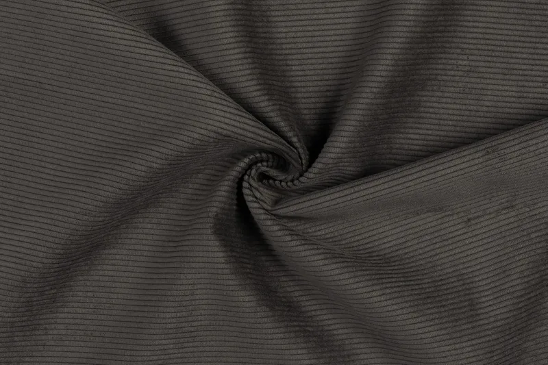 Menard 3-personers Dyb Manchestersofa - Mørkegrå - Møbler - Sofaer - 3 personers sofa