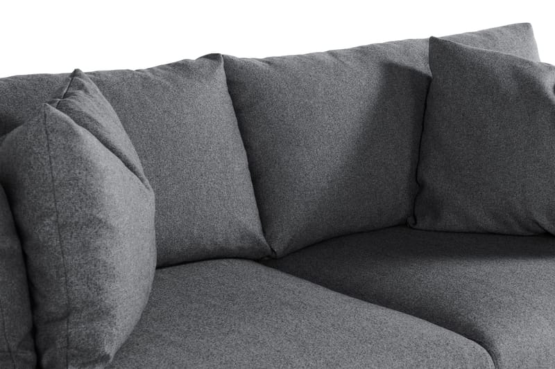 Menard 3-personers Dyb Stofsofa - Mørkegrå - Møbler - Sofaer - 3 personers sofa
