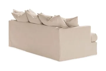 Menard 3-personers Dyb Stofsofa - Beige - Møbler - Sofaer - 3 personers sofa
