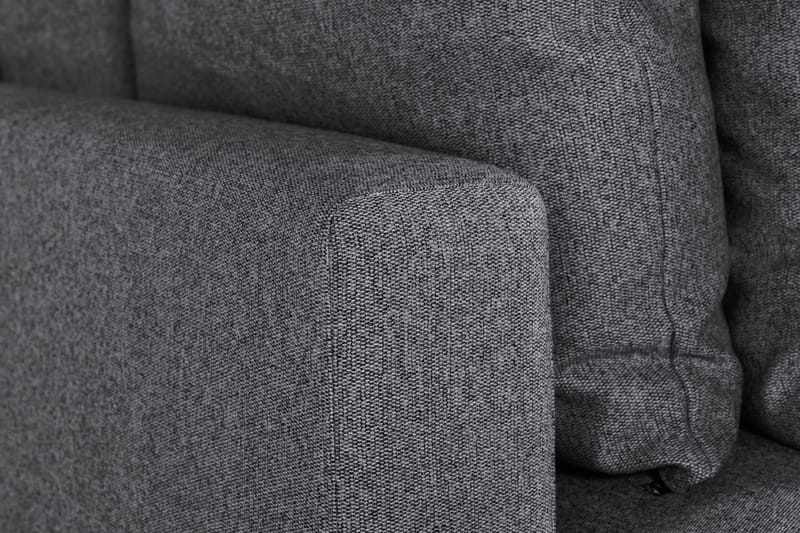 Menard 3-personers Dyb Stofsofa - Mørkegrå - Møbler - Sofaer - 3 personers sofa