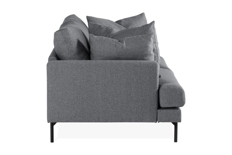Menard 3-personers Dyb Stofsofa - Mørkegrå - Møbler - Sofaer - 3 personers sofa