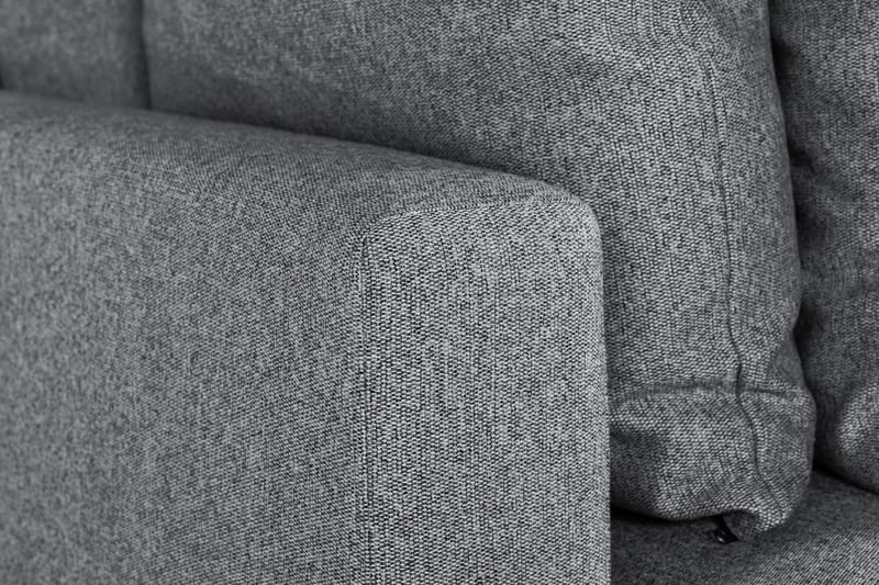 Menard 3-personers Stofsofa - Grå - Møbler - Sofaer - 3 personers sofa