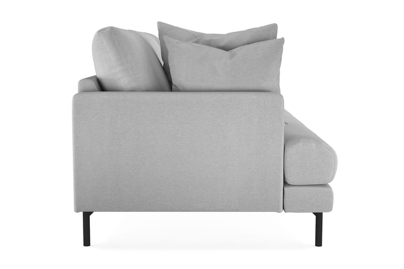 Menard 3-personers Dyb Stofsofa - Lysegrå - Møbler - Sofaer - 3 personers sofa