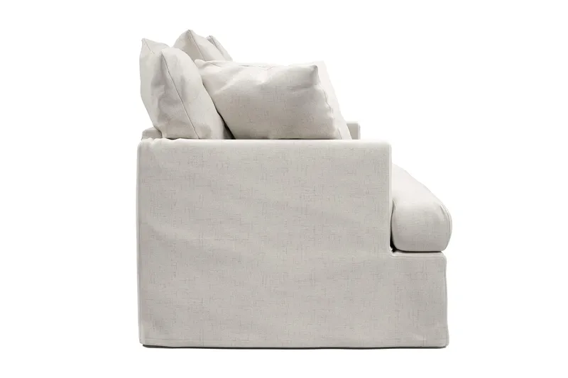 Menard 3-personers Dyb Stofsofa - Beige - Møbler - Sofaer - 3 personers sofa