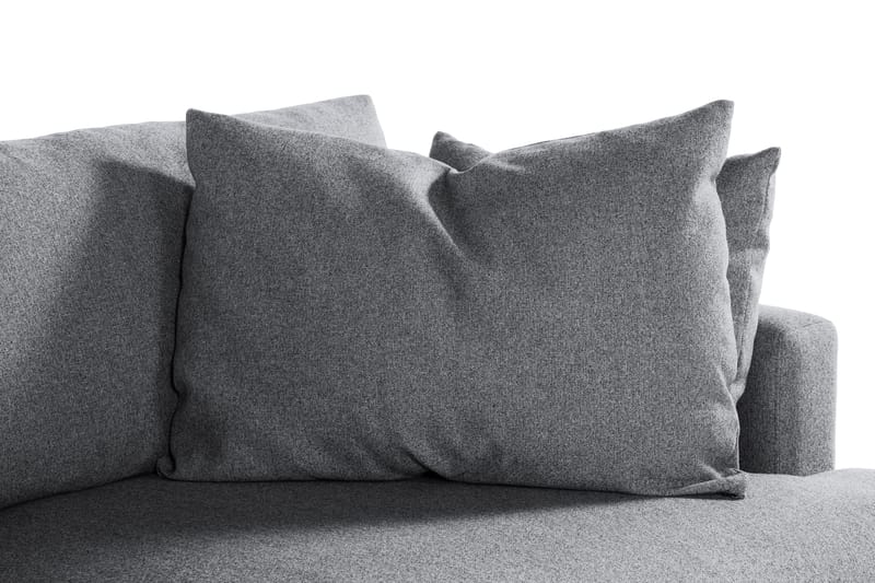 Menard 3-personers Dyb Stofsofa - Grå - Møbler - Sofaer - 3 personers sofa