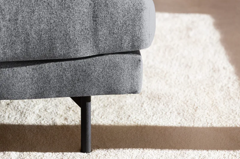 Menard 3-personers Dyb Stofsofa - Grå - Møbler - Sofaer - 3 personers sofa