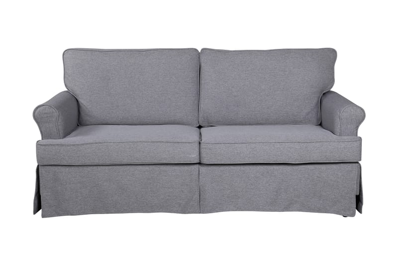 Mennecy 3-personers Sofa - Grå - 3 personers sofa