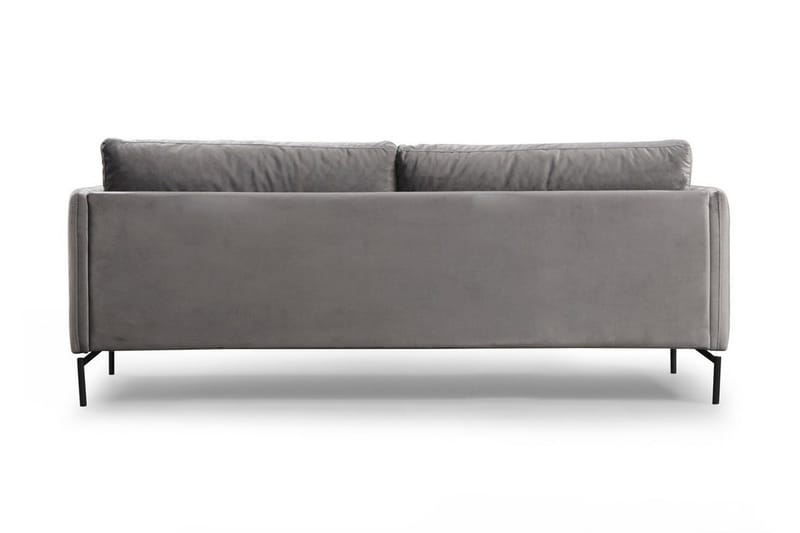 Mezonzo 3-Pers. Sofa - Grå - 3 personers sofa