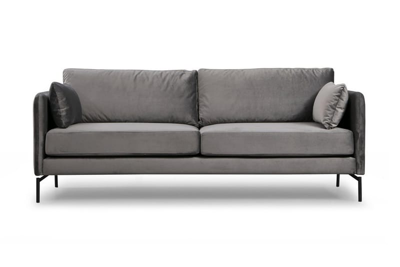 Mezonzo 3-Pers. Sofa - Grå - 3 personers sofa