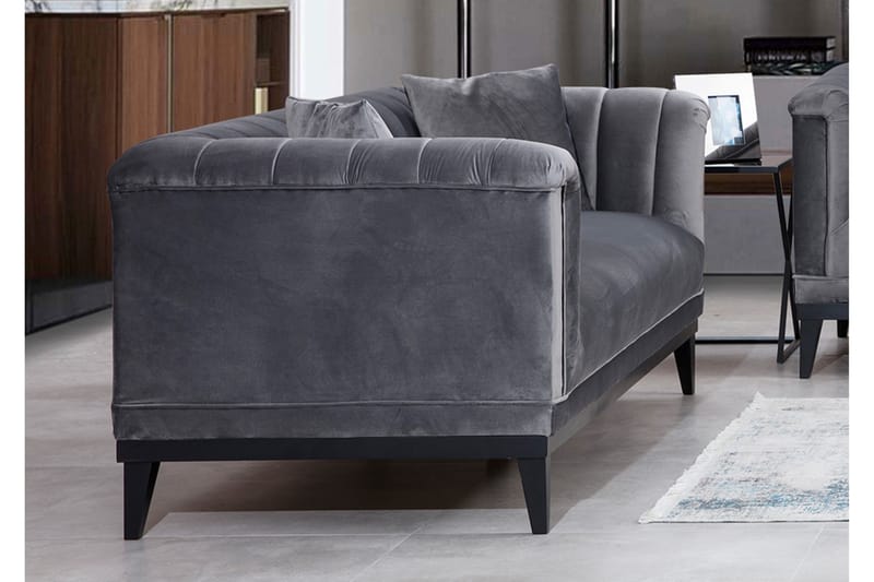 Mezonzo 3-Pers. Sofa - Grå - Møbler - Sofaer - 3 personers sofa