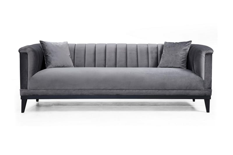 Mezonzo 3-Pers. Sofa - Grå - Møbler - Sofaer - 3 personers sofa
