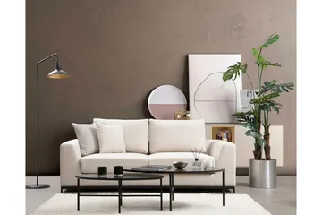 Mezonzo 3-Pers. Sofa - Beige - Møbler - Sofaer - 3 personers sofa