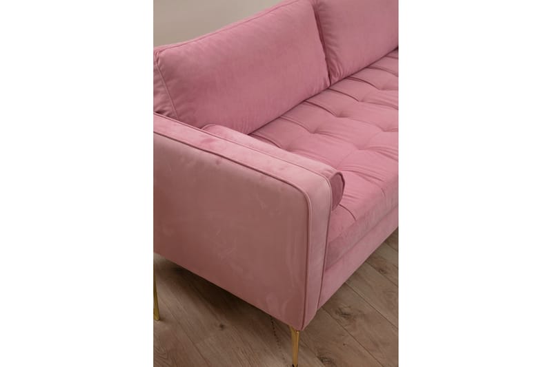 Mirrilnesh Sofa 3-seter - Rosa - Møbler - Sofaer - 3 personers sofa