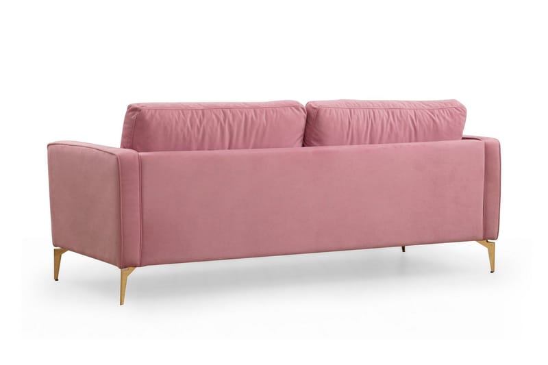 Mirrilnesh Sofa 3-seter - Rosa - Møbler - Sofaer - 3 personers sofa