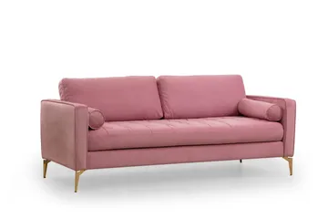 Mirrilnesh Sofa 3-seter - Rosa - Møbler - Sofaer - 3 personers sofa