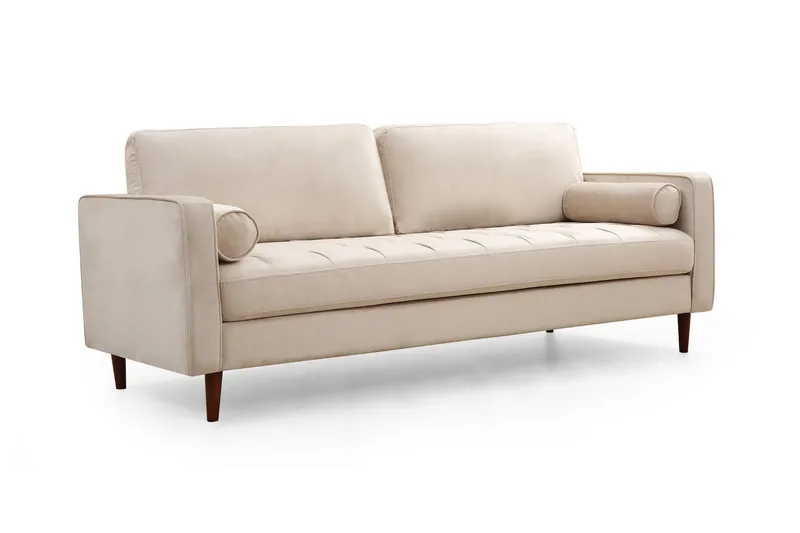 Mirrilnesh Sofa 3-Pers. - Beige - Møbler - Sofaer - 3 personers sofa
