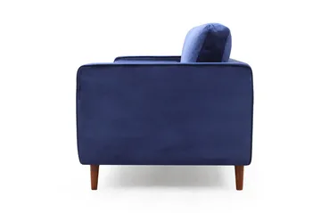 Mirrilnesh Sofa 3-Pers. - Marinblå - Møbler - Sofaer - 3 personers sofa