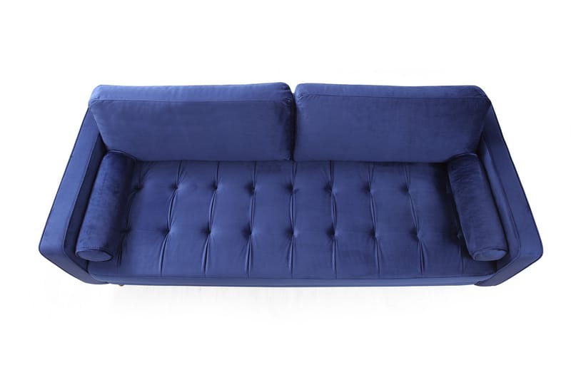 Mirrilnesh Sofa 3-Pers. - Marinblå - 3 personers sofa