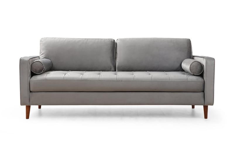 Mirrilnesh Sofa 3-Pers. - Lysegrå - 3 personers sofa