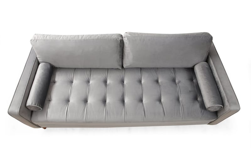 Mirrilnesh Sofa 3-Pers. - Lysegrå - 3 personers sofa