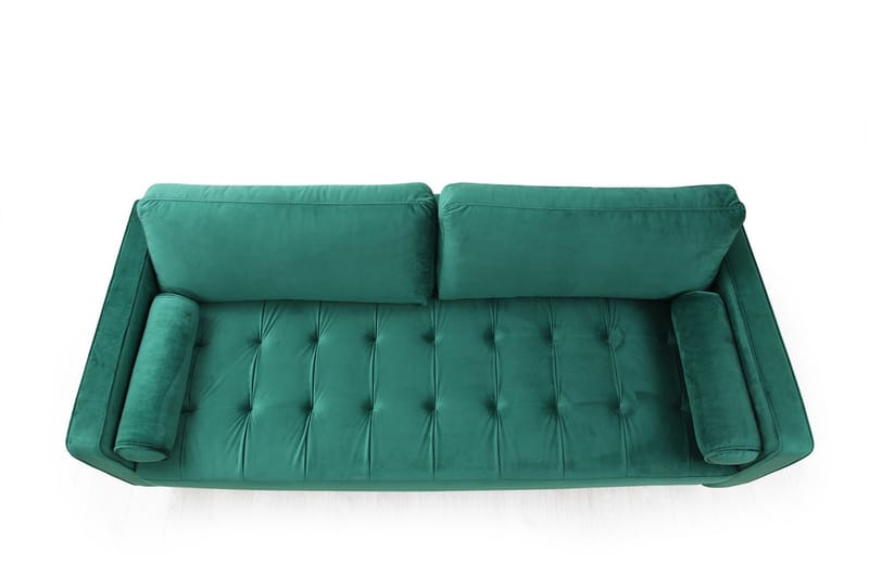 Mirrilnesh Sofa 3-Pers. - Grøn - 3 personers sofa