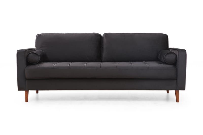 Mirrilnesh Sofa 3-Pers. - Sort - 3 personers sofa