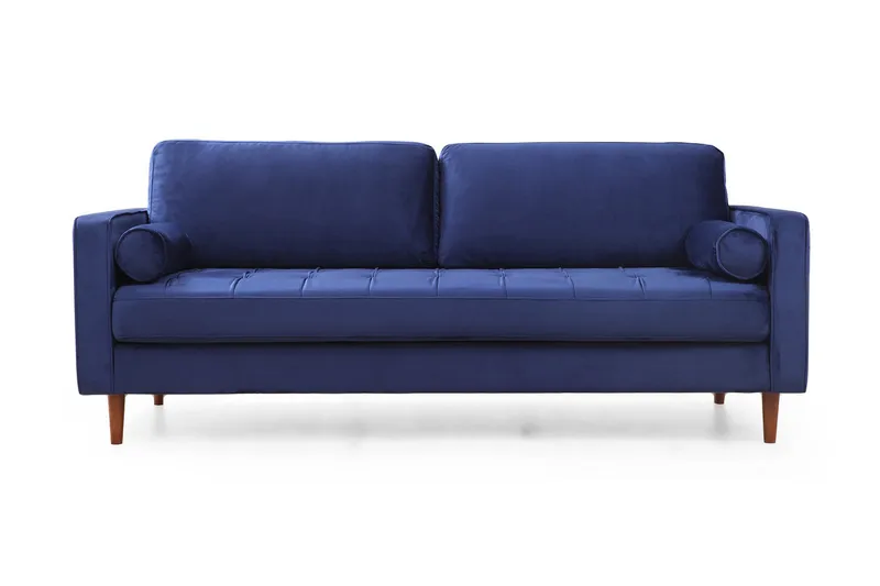Mirrilnesh Sofa 3-Pers. - Marinblå - Møbler - Sofaer - 3 personers sofa