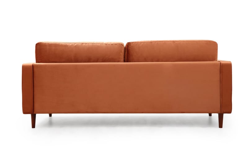 Mirrilnesh Sofa 3-Pers. - Orange - Møbler - Sofaer - 3 personers sofa