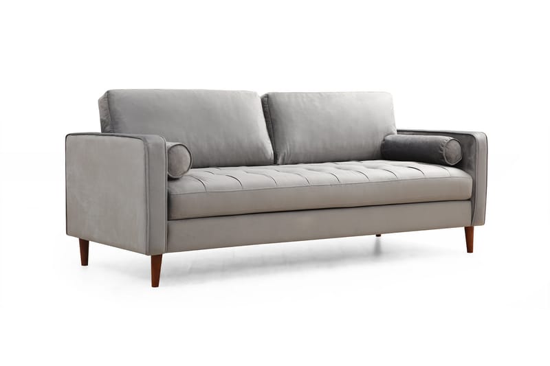 Mirrilnesh Sofa 3-Pers. - Lysegrå - Møbler - Sofaer - 3 personers sofa
