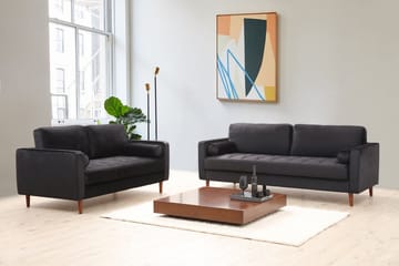 Mirrilnesh Sofa 3-Pers. - Sort - Møbler - Sofaer - 3 personers sofa