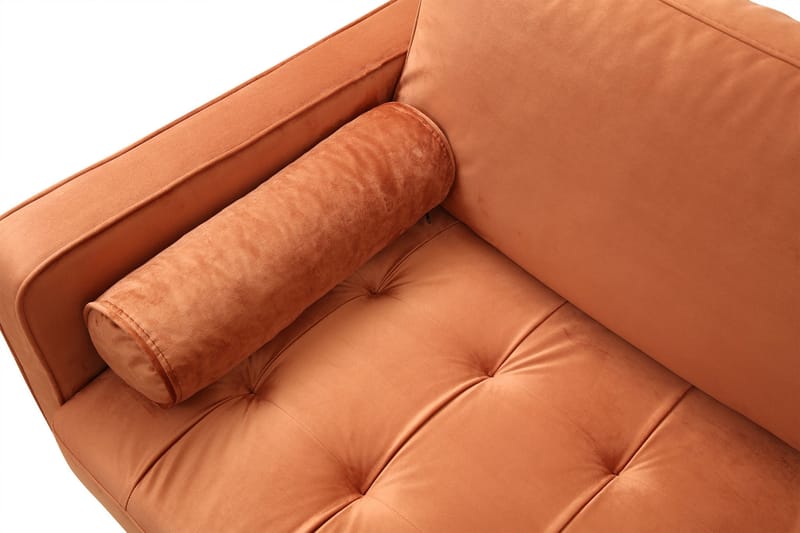 Mirrilnesh Sofa 3-Pers. - Orange - Møbler - Sofaer - 3 personers sofa