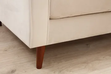 Mirrilnesh Sofa 3-Pers. - Beige - Møbler - Sofaer - 3 personers sofa
