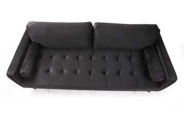 Mirrilnesh Sofa 3-Pers. - Sort - Møbler - Sofaer - 3 personers sofa