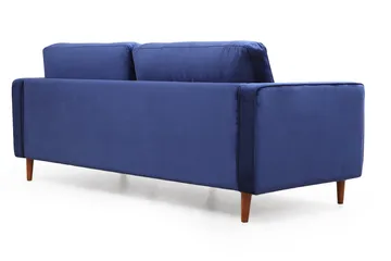Mirrilnesh Sofa 3-Pers. - Marinblå - Møbler - Sofaer - 3 personers sofa