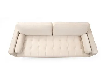 Mirrilnesh Sofa 3-Pers. - Beige - Møbler - Sofaer - 3 personers sofa