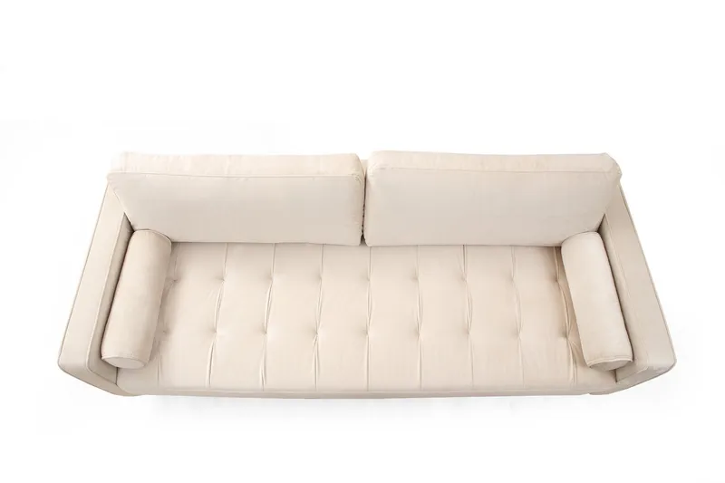 Mirrilnesh Sofa 3-Pers. - Beige - Møbler - Sofaer - 3 personers sofa