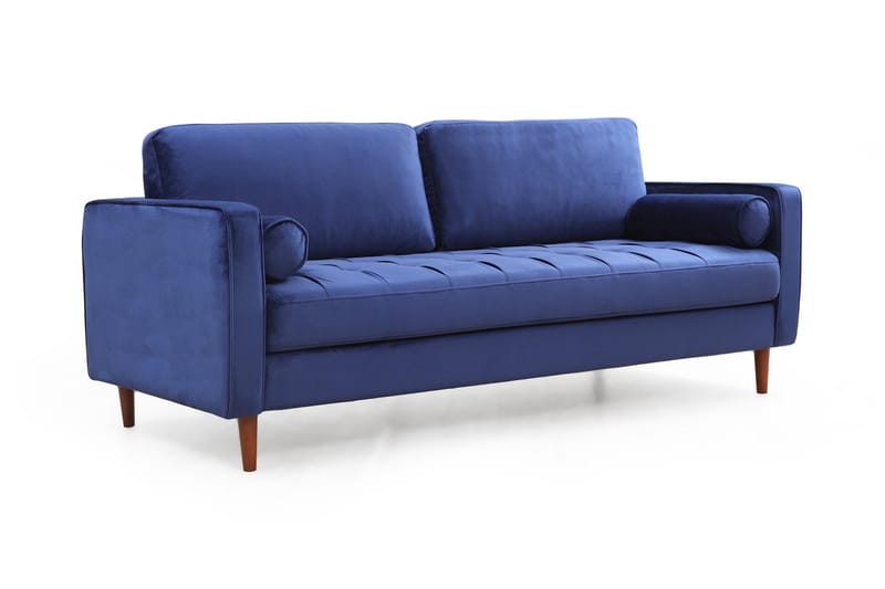 Mirrilnesh Sofa 3-Pers. - Marinblå - Møbler - Sofaer - 3 personers sofa