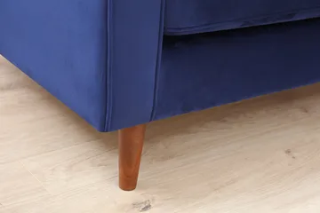 Mirrilnesh Sofa 3-Pers. - Marinblå - Møbler - Sofaer - 3 personers sofa