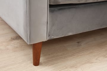 Mirrilnesh Sofa 3-Pers. - Lysegrå - Møbler - Sofaer - 3 personers sofa