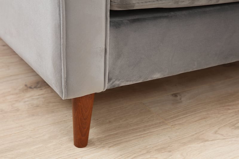 Mirrilnesh Sofa 3-Pers. - Lysegrå - Møbler - Sofaer - 3 personers sofa