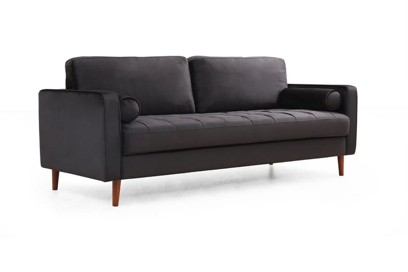 Mirrilnesh Sofa 3-Pers. - Sort - Møbler - Sofaer - 3 personers sofa
