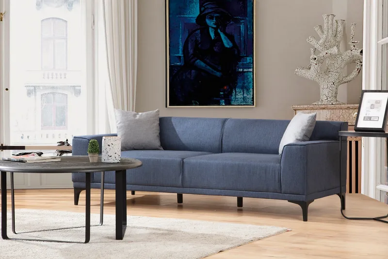 Mississauga Sofa 3-personers, Blå