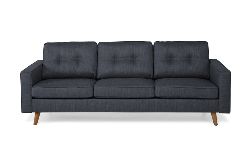 Monroe 3-pers Sofa - Mørkeblå - 3 personers sofa