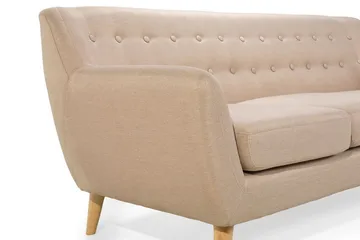 Motala Sofa 3 sæder - Beige - Møbler - Sofaer - 3 personers sofa