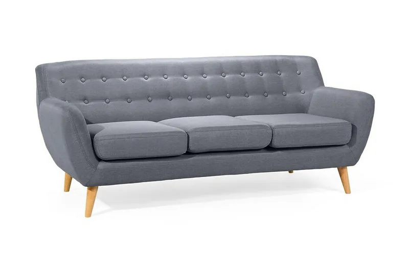 Motala Sofa 3 sæder, Grå